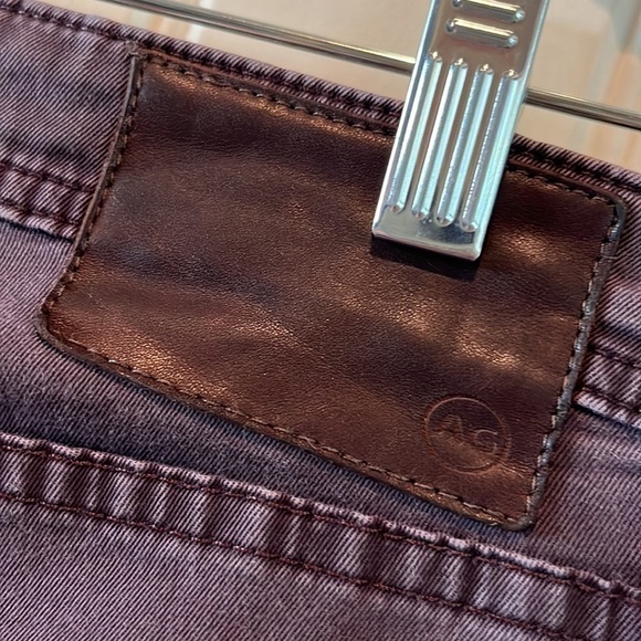 Eggplant purple Adriano Goldschmied Matchbox slim straight denim pants size 30 - Picture 9 of 15